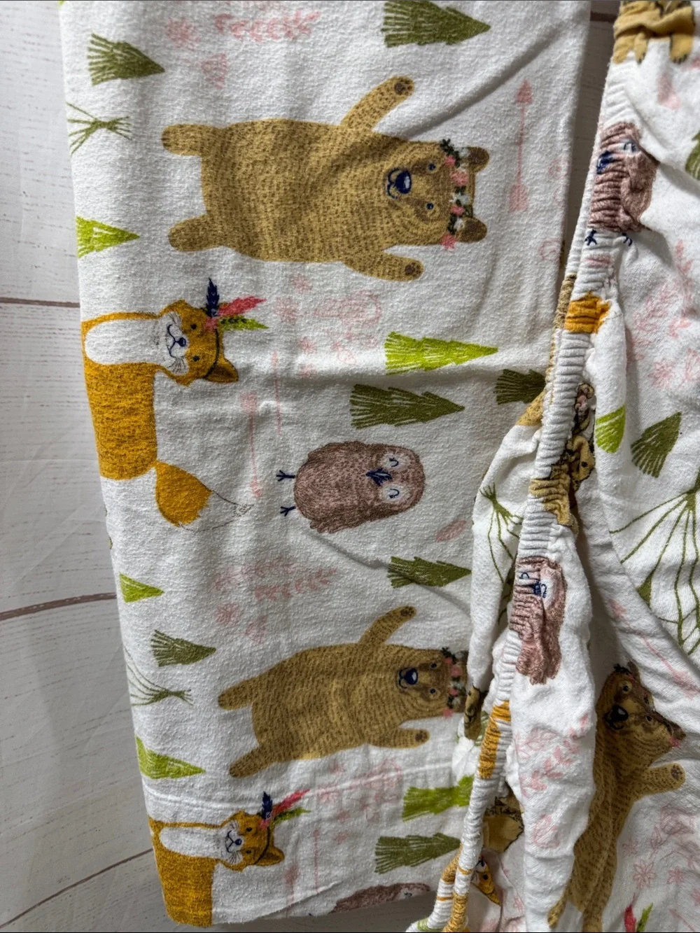 Kids Pillowfort Crib Bedding Sheet set - Woodland Animals 2 sheets + pillowcase